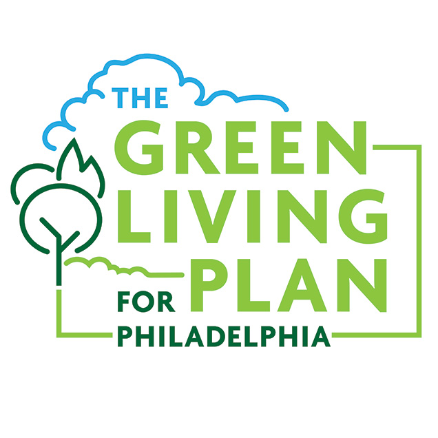 green living plan for philadelphia green text in green box